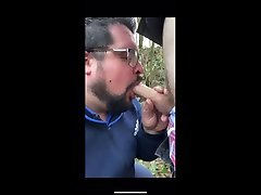 sucking cock in the massage so fast in woods