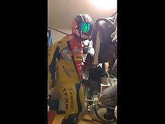 dainese techno suit rosso, nero