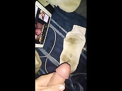 cum on dirty sock
