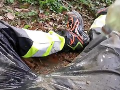 36 adding more water and crawling on a dirty forest floor