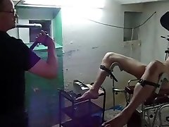 the balls of painslave chris are torttured by hot sex with mac ferdok