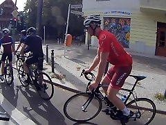 lycra biker in the city