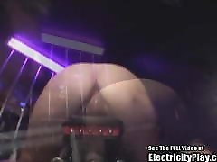 Saggy Titty Dungeon Slut Shock Fucked