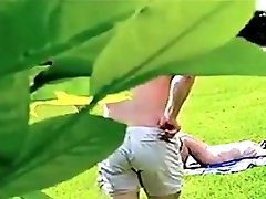 Dickflash - Jerk for nude sunbathing MILF