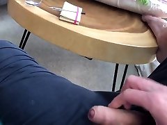 precum dripping and making a mess