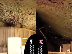 Solo blonde fuck doll, Izzy Delphine is moaning, in VR