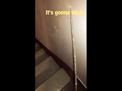 piss marking staircase