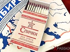 The Russians are coming! Soldiers fuck police officer
