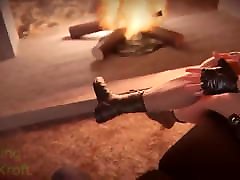 Lara Croft Fetish Massage