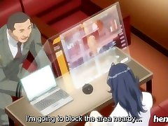 Busty Slut give security school man fack Blowjob and turns on his assistant