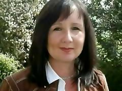 Marion moans in pain as I fuck her in the ass and cum inside