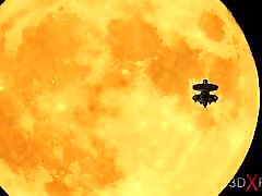 3d alien dickgirl fucks a hot ebony slave in space station