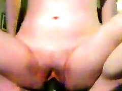 not afraid of a huge BBC dildo