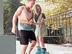 Amalia Davis - She Has No Time Even To Take Off Her nurs sex porn Skates