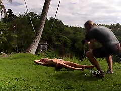 Teen Katya angel angelika Swinging In Bali With Princess Clover