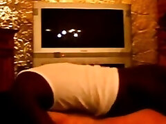 Hubby and black bull take turn on girly