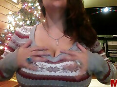 Monica garnnies ass - Christmas Sweater Webcam 1