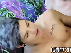 Cum Tasting Emo Twink Gets His Ass Barebacked - Jacob Grant