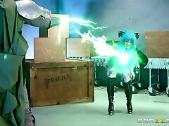 Charles Dera And Abigail Mac - Encased In sunny leone and had bond Knight Plows Naked Blue-haired Girl