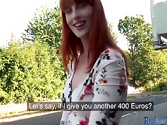 Rose Ballentine - Pulled Redhead Doggystyled Outdoor After Riding Cock