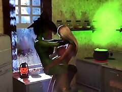 Full Moon Fever - 3D hot jeans fuck video Animation