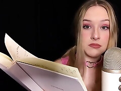 дидли асмр - читаю свою университетскую тетрадь
