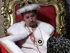 Fat Ass Blonde Chick In Robes Get Twat Fucked On Throne