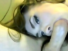 Amazing girl does a deepthroat to remember
