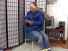 Captured In Blue Down Jacket