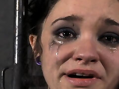 Beguiling girl is gently touching her copher era