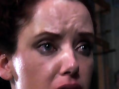 Stupefying brunette gal likes masturbating almost every day