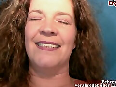 Regular German Housewife Masturbates At Casting, Pov
