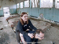 Beautiful Girl Fucked Her Boyfriend On An Abandoned Car After Cunnilingus