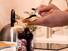 RIM4K. Idyll is when breakfast starts with asslicking