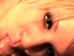 Double Blowjob For Lucky Nerd