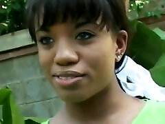 Sexy Black Chick Strips Then Sucks dog xxx cow video Takes Thick Black Dick