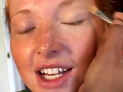 Vixen Vogel In Redheaded Teen Enjoys Threesome Sex