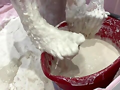 Wam - Wet And Messy - Flour And Water – The Worst bijapur mms sexi Sticky Horrific Mess!