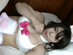 Rin Nakai in bunny outfit