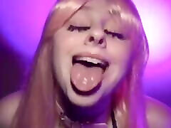 Ahega0 Spit Tongue Slap Horny