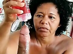 Coroa Brincando ass bbw6 Meu Pau