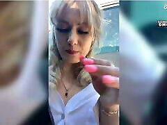 Russian bitch fucks herself in the ass with a bottle!