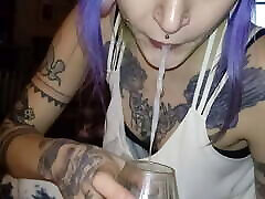 Ash blows anal drilling compilation while his GF showers