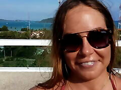 VividRedHead on terrace