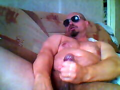 Stocky Bear Jerk Off & Cum mia mascova Cock