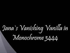 Vanishing big girl sexy with dildo in Monochrome 3444