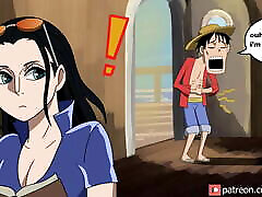 Nico toilet girls japan Feeds Luffy