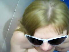 Wife gets a golden shower