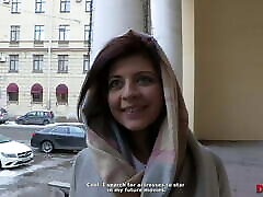 Attractive brunette seduced and nailed by topso she agent