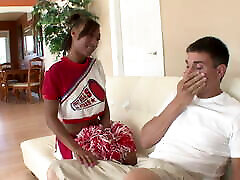 Big jizz load on the tits for black andea rea girl after fucking